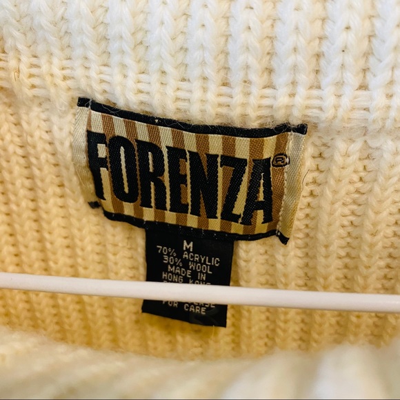 FORENZA Thick Knit Off the Shoulder Fringe Sweater - Picture 4 of 7